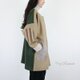 [予約販売] ウールベージュとカーキエルボーパッチドロップコート