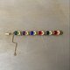 Vintage 60s-70s USA retro multicolor bijou bracelet
