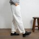 東炊きコーデュロイ ストレートパンツ（オフホワイト） PT27