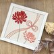 【刺繍キット】花舞う刺繍のスクエアフレーム
