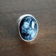 blue pietersite ring