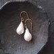 【K14gf】Baby Oyster Pearl Earrings／ベビーオイスターパール ピアス（White）
