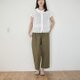 カーキのゆったりパンツ　No.385