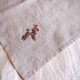 ★meguさまご専用 ラブリーなワンちゃんの刺繍リネンクロス