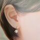 ◇ バロックパール・フックピアス ◇ 　14kgf