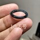 L17-132 氷糯種 黒翡翠 10.5号 グアテマラ産 A貨 本翡翠 くりぬき リング