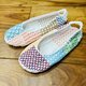 刺し子 スリッポン★ルームシューズ★部屋履き ルームソックス★丁寧な暮らし★晒し コットン 足カバー