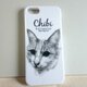 iPhone5/5sケース　猫のちびの画像