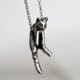 脱力猫Silverペンダント　グリ