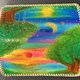 本革長財布～特別な光の時間～の画像