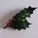 柊ブローチ①