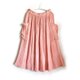 【丹土(濃)・べんがら染め】ギャザースカート ポケット付◆医療用ガーゼ服