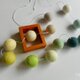 Felt ball garland【May】の画像