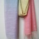虹染め麻混ストール