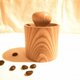 【受注制作】森のクマさんカフェからWood コーヒー豆挽きの画像