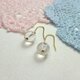 水晶のピアス[金具の変更可能！]