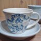 あだぽん様ご予約品　レースの器ブルー＆ホワイトカップの画像