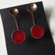 Pierced earrings -brass #009-3の画像