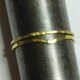 ゴールドリング２つセット no.1　極細　brassの画像