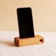 iphone stand -unplugged speaker-（ホワイトアッシュ）の画像