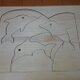 木のパズル　イルカの画像