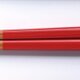 竹・自然塗料箸　01-19　赤の画像