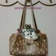 T様オーダー品✿森のバンビ2WAY✿ターシャンのがま口バッグの画像