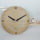 木製時計－ヒヨコの散歩（ナラ）の画像