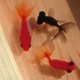金魚アート 3D金魚 「祭」純日本製 東濃桧 プレゼント 贈り物 誕生日 結婚祝い 退職 還暦祝い 男性 女性 夏 お中元 金魚の画像