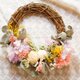 spring　wreathの画像