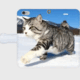 ニャン吉手帳型スマホケース【雪男ねこ】＊受注製作＊iPhone Galaxy Xperia ARROWS AQUOSの画像