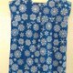 受注生産☆【手ぬぐいワンピース】Mサイズ・雪華柄の画像