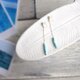 天然石のイヤリングピアス ■ - Graceful - 極細なダイヤモンドカットチェーン ■  ターコイズの画像