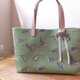 sac de chat vert トラ猫のバッグ グリーンの画像