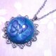 紫陽花のドーム型ネックレス【一輪】の画像