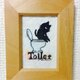 ミニ切り絵・なまいき猫ちゃん トイレ2の画像