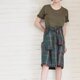 SALE kahkicheck Ｂ (ｌ) リメイクシャツワンピースの画像
