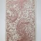 ギルディング和紙葉書　糸菊　赤混合の画像