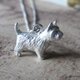 ウエスティのペンダント【受注制作】の画像