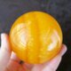 オレンジカルサイト スフィアB 70mm Orange calcite sphereの画像