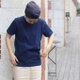 藍染ポケットTシャツ（受注生産）の画像