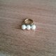 range cotton pearl ring 真鍮製の画像