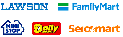 ローソン、ファミリーマート、ミニストップ、デイリーヤマザキ、セイコーマート